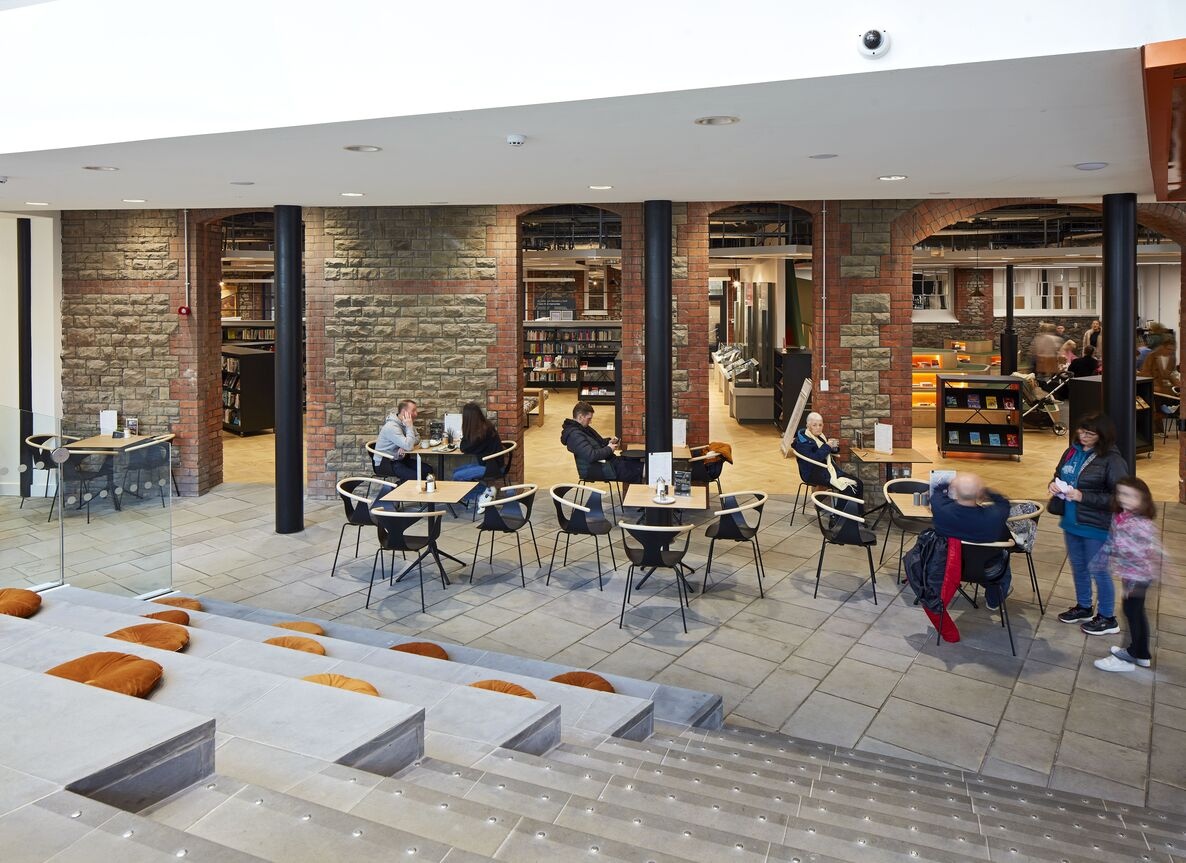 Cafe at Maesteg Town Hall site