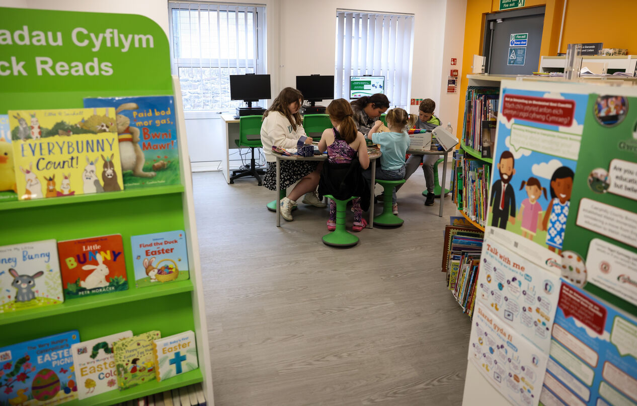 Children's Easter Activities at Rhymney Library