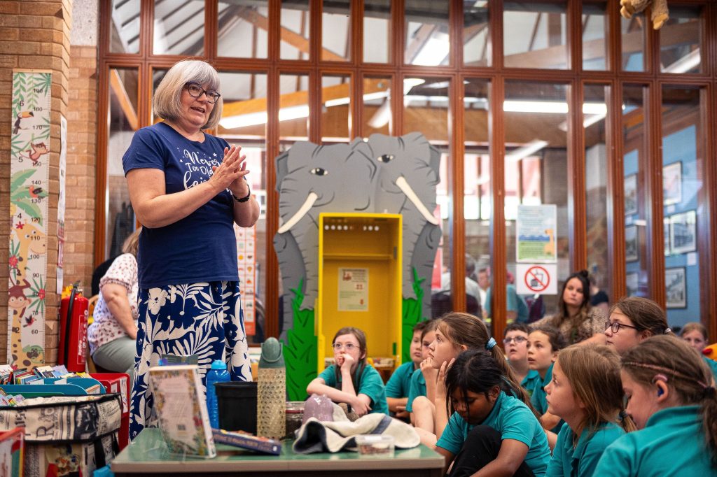 Summer Reading Challenge 2025 launch with Claire Fayers