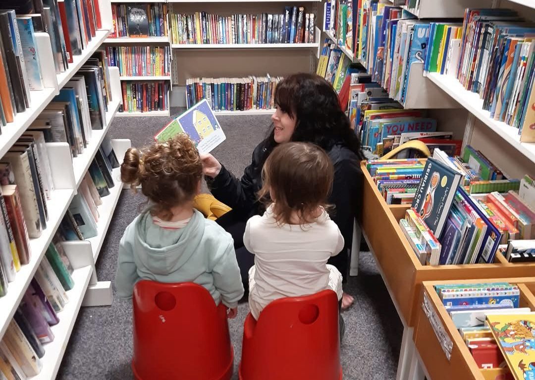 Reading time at Llandysul Library