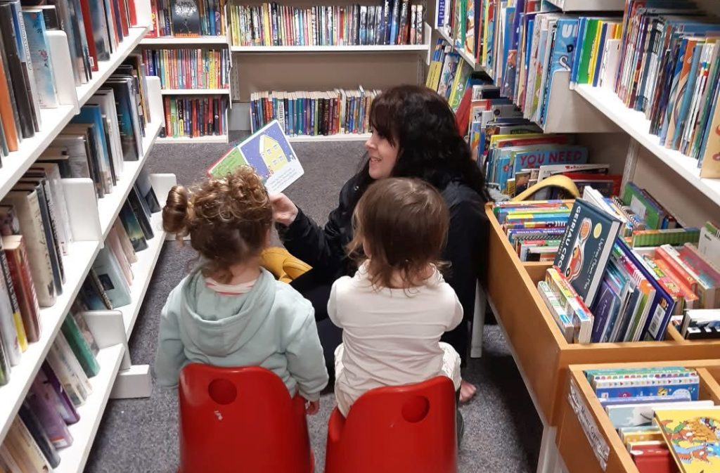 Reading time at Llandysul Library