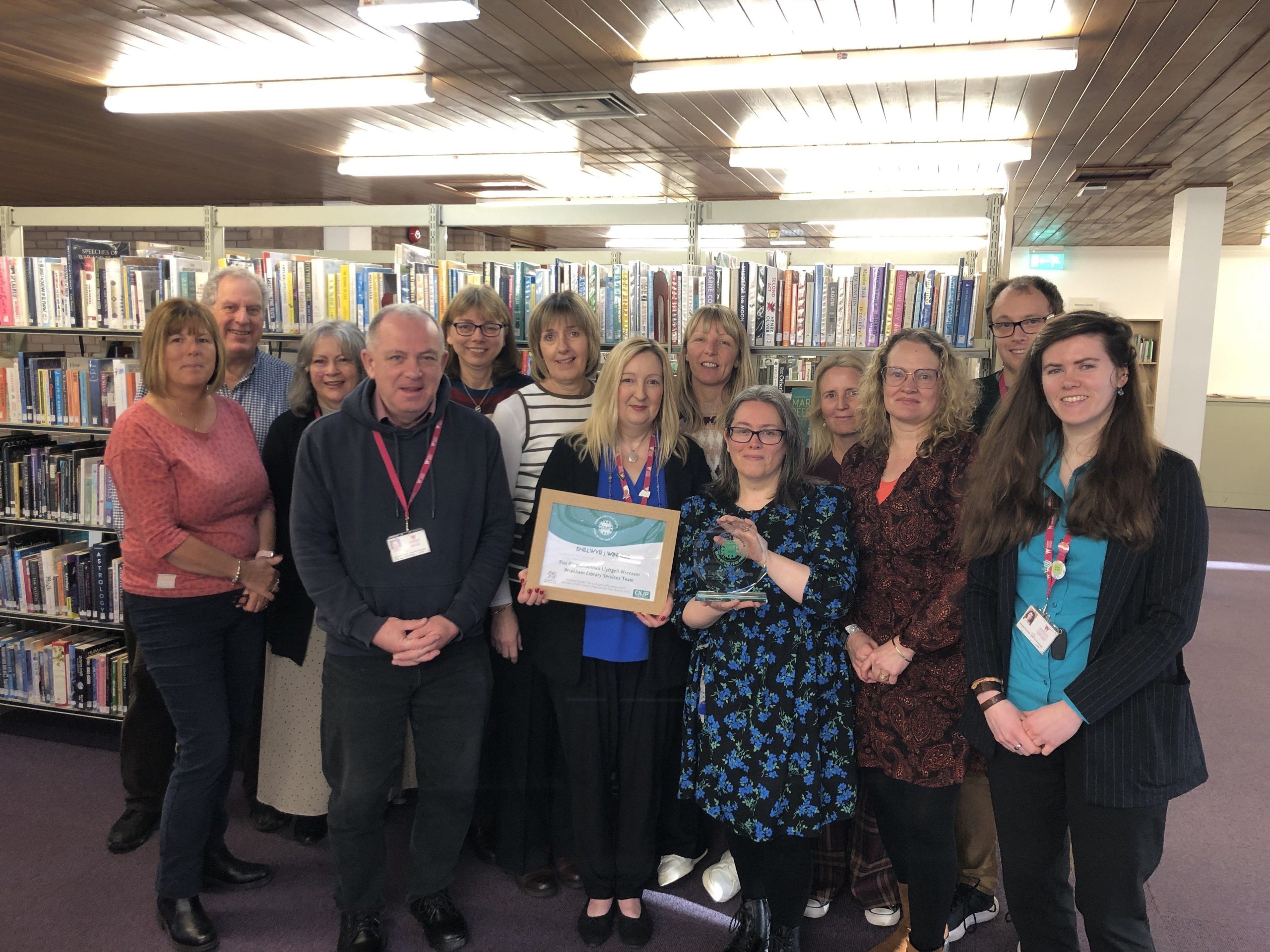 Wrexham Library services team